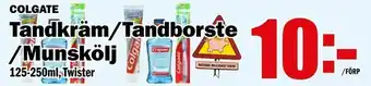 Tandkräm/Tandborste /Munskölj