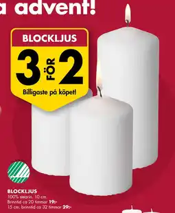 ÖoB BLOCKLJUS erbjuda