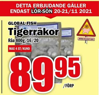 Matdax Tigerräkor erbjuda
