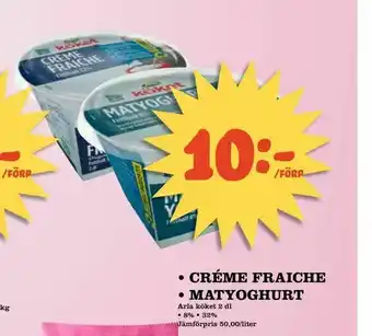 Matdax Créme fraiche • matyoghurt erbjuda
