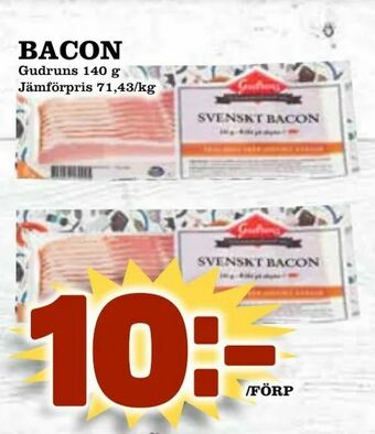 Matdax Bacon erbjuda