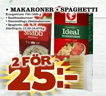 Matdax Makaroner • spaghetti erbjuda