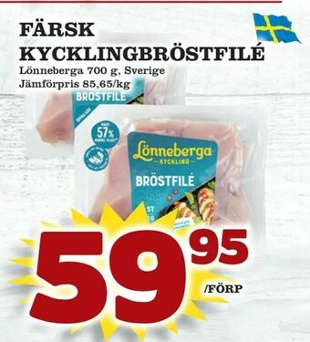 Matdax Färsk kycklingbröstfilé erbjuda