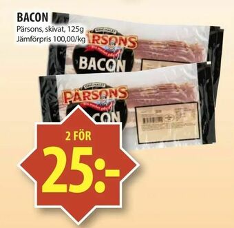 Matvärlden Tensta Bacon erbjuda
