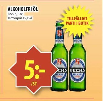 Matvärlden Tensta Alkoholfri öl erbjuda