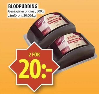 Matvärlden Tensta Blodpudding erbjuda