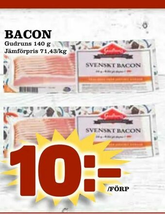 Matvärlden Tensta Bacon erbjuda