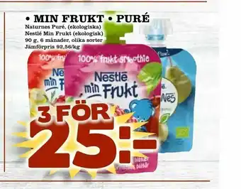 min frukt • puré