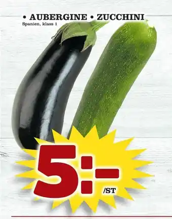Matvärlden Tensta Aubergine • zucchini erbjuda