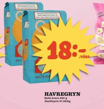 Matvärlden Tensta Havregryn erbjuda
