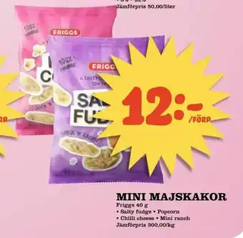 Mini majskakor