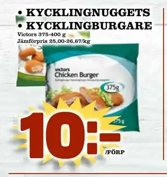 Matvärlden Tensta Kycklingnuggets • kycklingburgare erbjuda