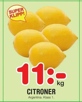 Nya Pulsen Citroner erbjuda