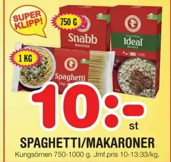 Nya Pulsen Spaghetti/makaroner erbjuda
