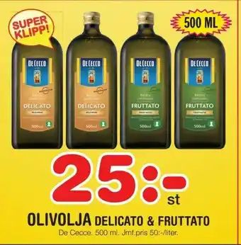 Olivolja delicato & fruttato
