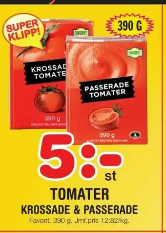 Nya Pulsen Tomater krossade & passerade erbjuda