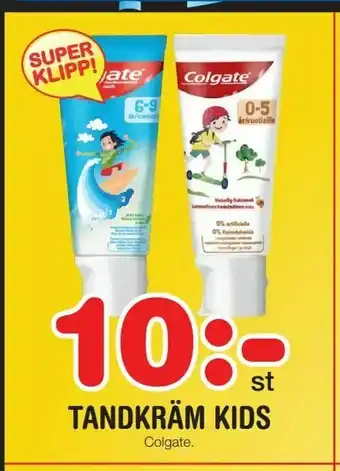 Nya Pulsen Tandkräm kids erbjuda
