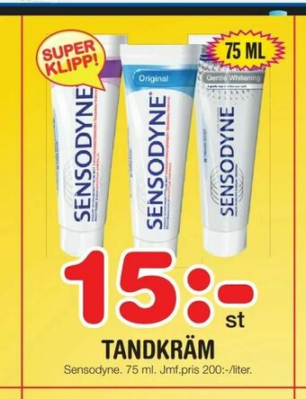 Nya Pulsen Tandkräm erbjuda