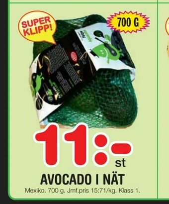 Nya Pulsen Avocado i nät erbjuda