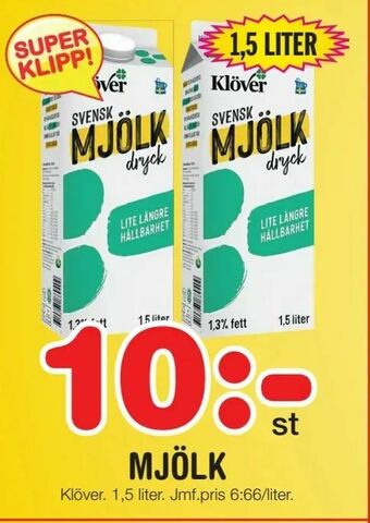 Nya Pulsen Mjölk erbjuda