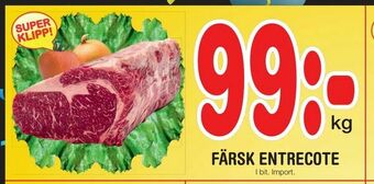 Nya Pulsen Färsk entrecote erbjuda