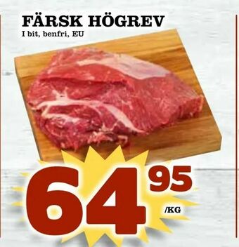 Nya Pulsen Färsk högrev erbjuda