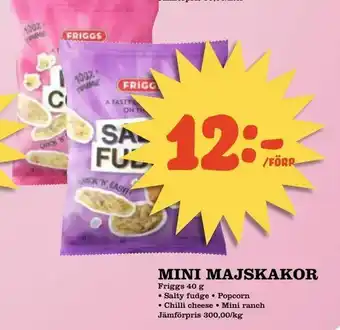 Nya Pulsen Mini majskakor erbjuda