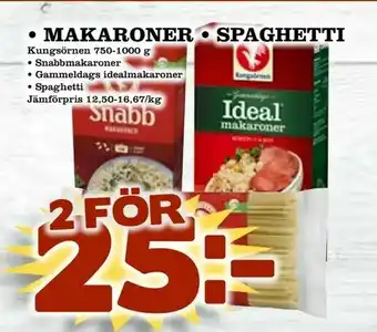 Nya Pulsen Makaroner • spaghetti erbjuda