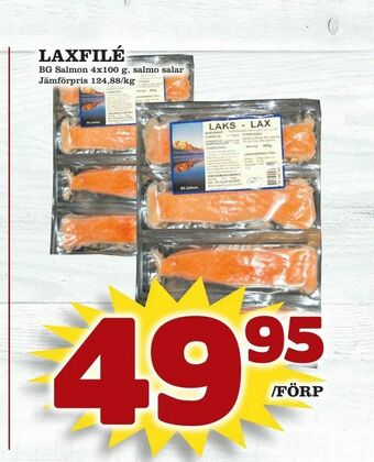 Nya Pulsen Laxfilé erbjuda