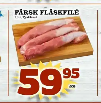 Supergrossen Färsk fläskfilé erbjuda