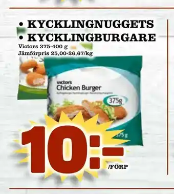 Supergrossen Kycklingnuggets • kycklingburgare erbjuda