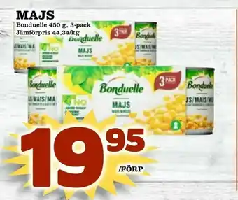 Supergrossen Majs erbjuda