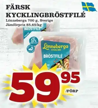 Supergrossen Färsk kycklingbröstfilé erbjuda