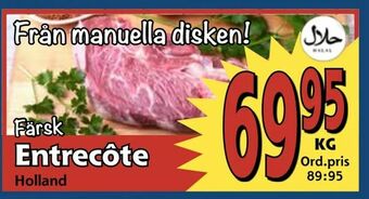 Supergrossen Entrecôte erbjuda