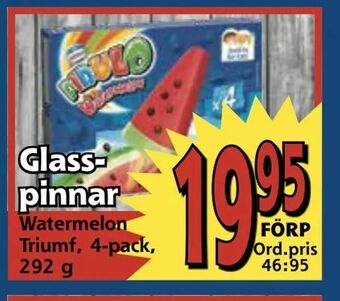 Supergrossen Glasspinnar erbjuda