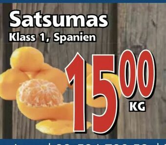 Supergrossen Satsumas erbjuda