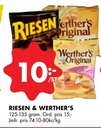 Riesen & werther's