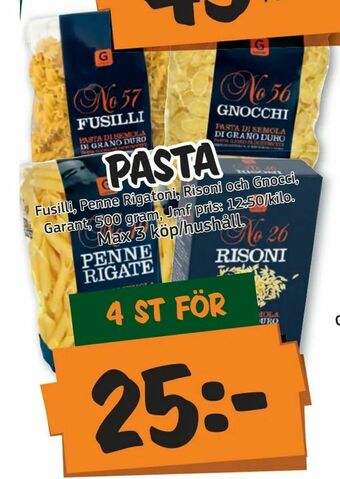 Bazaar Food market Pasta erbjuda