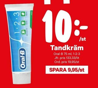 City Gross Tandkräm erbjuda