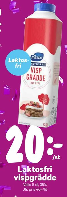 City Gross Laktosfri vispgrädde erbjuda