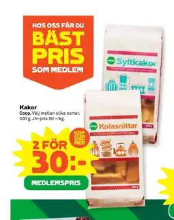 Stora Coop Kakor erbjuda