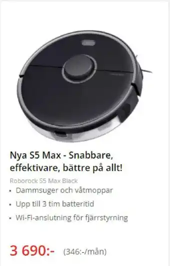 NetOnNet Nya S5 Max - Snabbare, Effektivare, Bättre på allt! erbjuda