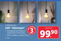 Lidl LED- Taklampa erbjuda