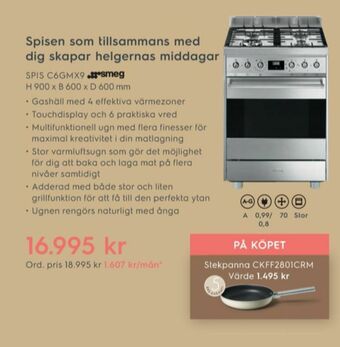 Electrolux Home Smeg Spisar erbjuda