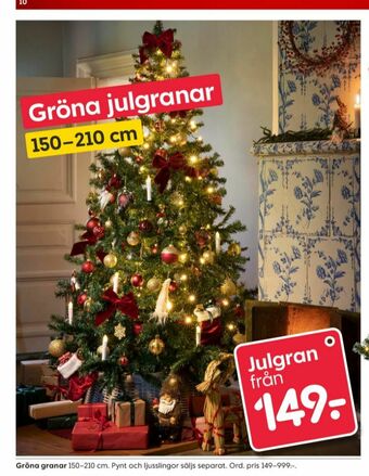 Rusta Julgran erbjuda