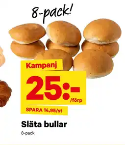 City Gross Släta bullar erbjuda