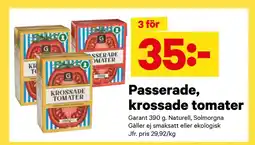 City Gross Passerade, krossade tomater erbjuda