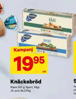 City Gross Knäckebröd erbjuda