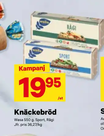 City Gross Knäckebröd erbjuda