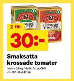 City Gross Smaksatta krossade tomater erbjuda